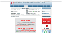 Desktop Screenshot of odceclatina.it